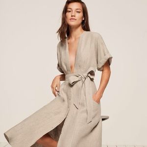 Reformation Geneva Dress Linen